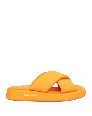 BALDININI Sandals Orange Leather