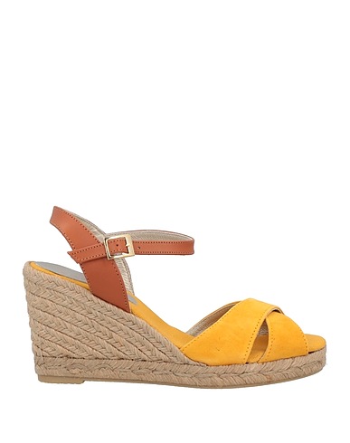 CARLO PAZOLINI Espadrilles Yellow Leather