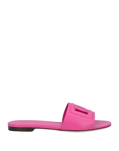 DOLCE&GABBANA Sandals Fuchsia 100% Calfskin