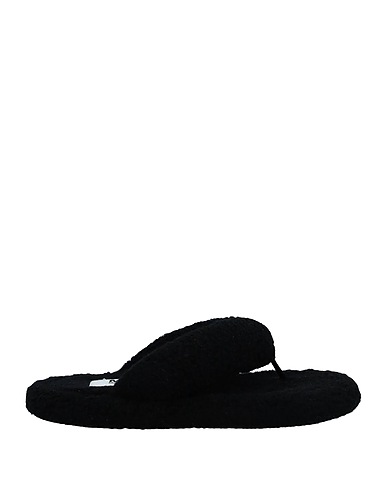 MM6 MAISON MARGIELA Flip flops Black Textile fibers