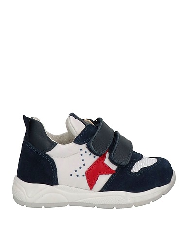 WALKEY Sneakers Navy Leather, Textile fibers