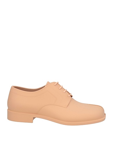 MAISON MARGIELA Laced shoes Camel Rubber