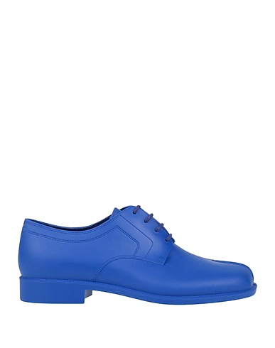 MAISON MARGIELA レースアップシューズ ブルー ゴム