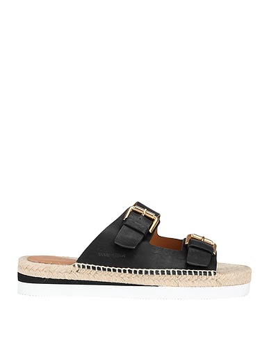 SEE BY CHLOÉ Espadrilles Black 100% Calfskin