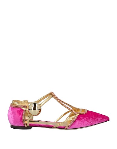 DOLCE&GABBANA Footwear Fuchsia 60% Viscose, 30% Lambskin, 10% Silk