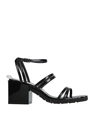 LORIBLU Sandals Black Soft Leather