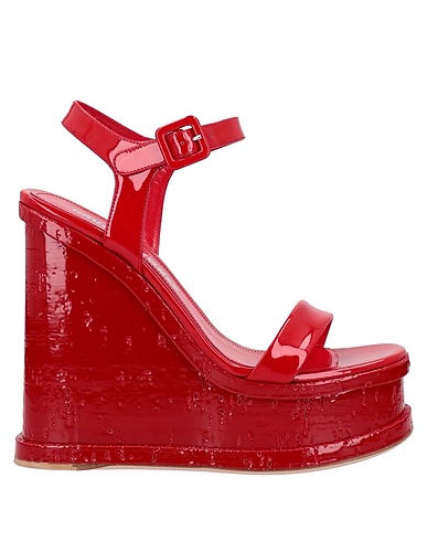 HAUS OF HONEY Sandales Rouge Cuir