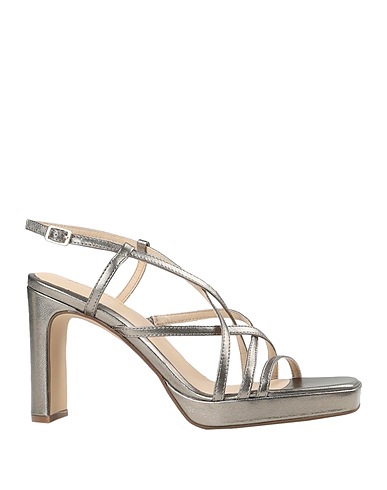 BRUNO PREMI Sandals Platinum 100% Sheepskin