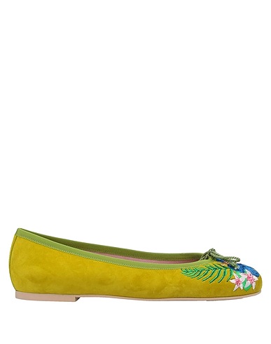 PRETTY BALLERINAS Ballet flats Acid green Soft Leather