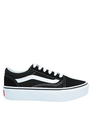 VANS Sneakers Black Soft Leather, Textile fibres