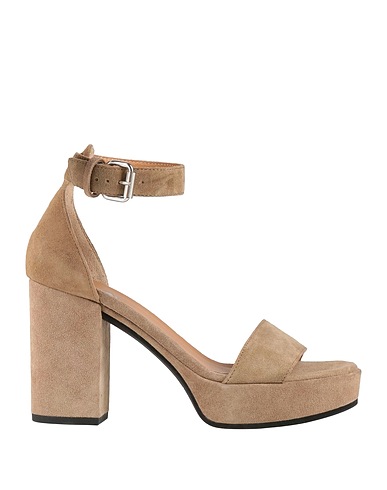 JANET SPORT Sandals Beige Soft Leather