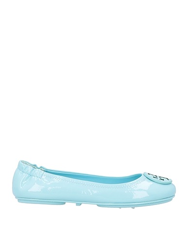 TORY BURCH Ballet flats Sky blue Soft Leather
