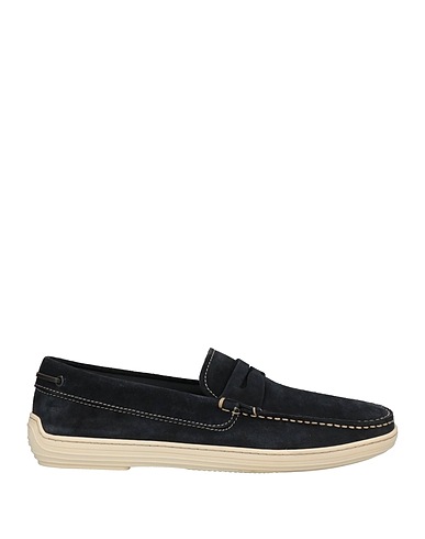 FRAU Loafers Navy blue Leather