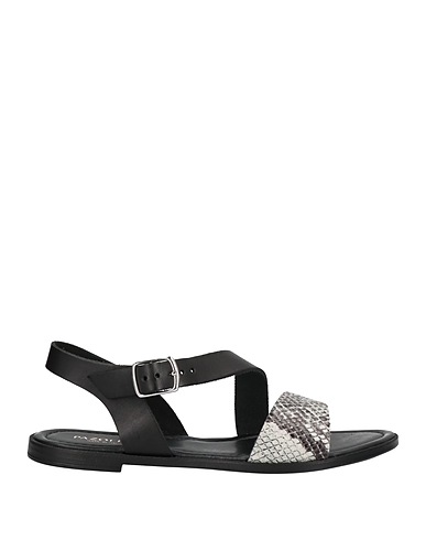 CARLO PAZOLINI Sandals White Soft Leather, Textile fibres
