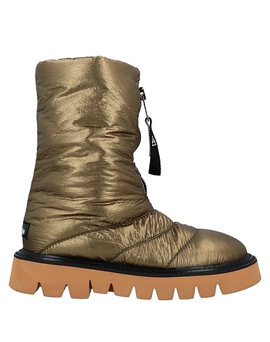 ELENA IACHI Ankle boot Military green Textile fibers