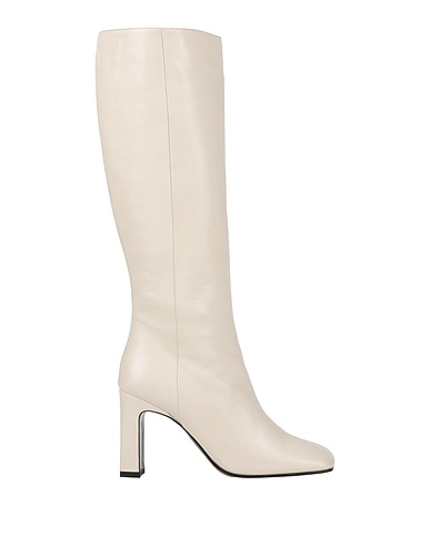 ALDO CASTAGNA Stiefel Elfenbein Leder