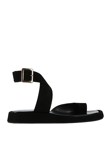 GIA / RHW Flip flops Black Leather