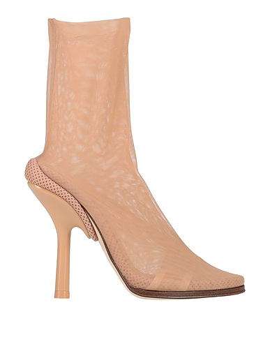 BURBERRY Stivaletti Beige Fibre tessili