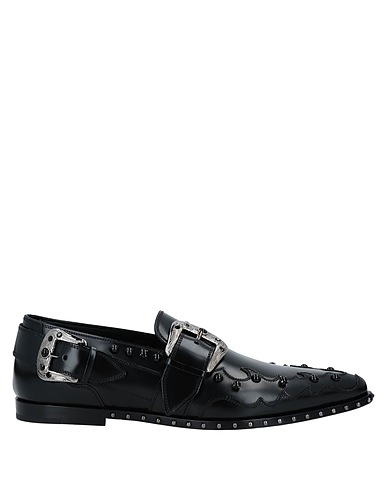DOLCE&GABBANA Mokassins Schwarz 100% Kalbsleder