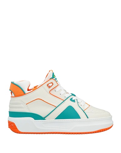 JUST DON Sneakers Beige Soft Leather, Textile fibres