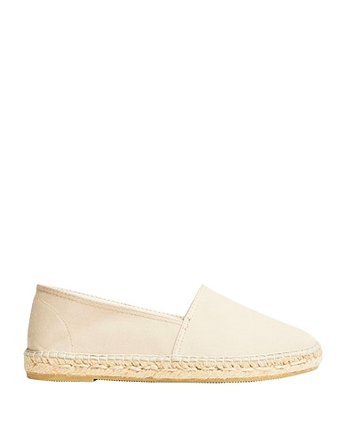 8 by YOOX Espadrilles ORGANIC COTTON ROUND TOE ESPADRILLES
 Beige 100% Organic cotton