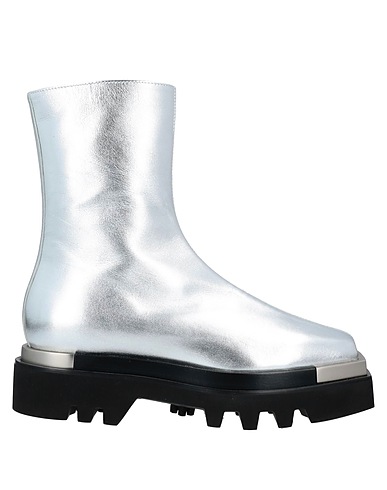 PETER DO Ankle boot Silver Soft Leather