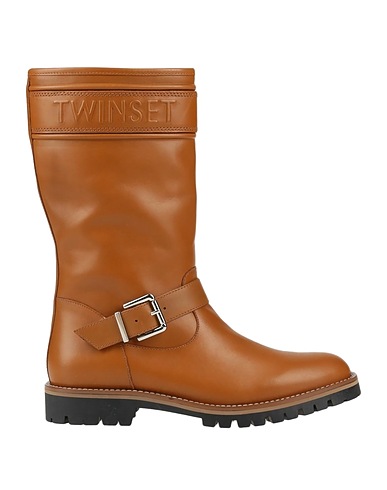 TWINSET Boots Camel Leather