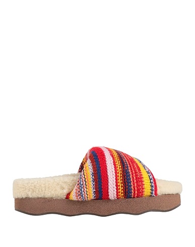 CHLOÉ Sandals Red Textile fibres