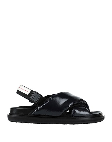 MARNI Sandals Black Textile fibers