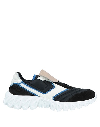 PANTOFOLA D'ORO Sneakers Black Soft Leather, Textile fibers