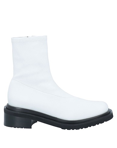 BY FAR Ankle boot White Soft Leather