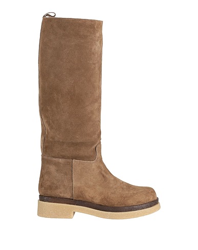 MISS UNIQUE Stivali Khaki Pelle