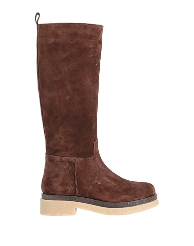 MISS UNIQUE Boots Brown Leather