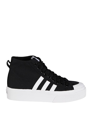 ADIDAS ORIGINALS Sneakers NIZZA PLATFORM MID W
 Schwarz Gewebefasern