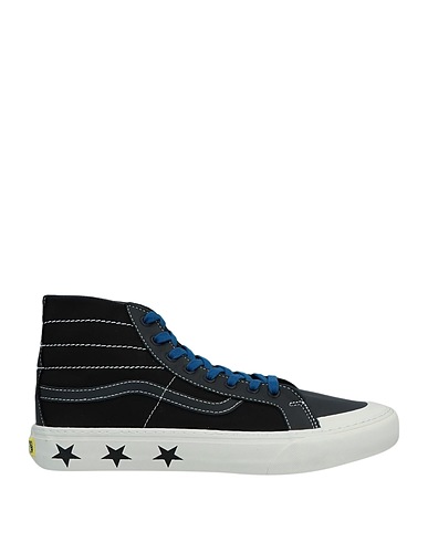 VANS Sneakers Black Soft Leather, Textile fibers