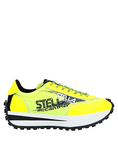 STELLA McCARTNEY Sneakers Lime green Textile fibers