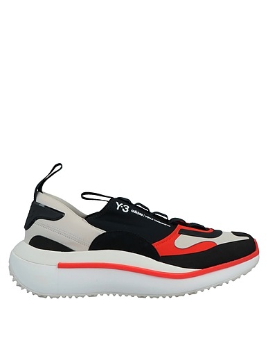 Y-3 Sneakers Black Soft Leather, Textile fibres