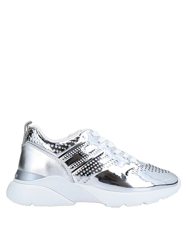 HOGAN Sneakers Silver Soft Leather