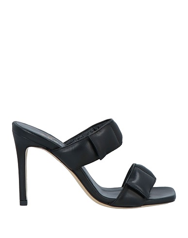 ELEVENTY Sandalen Schwarz Leder