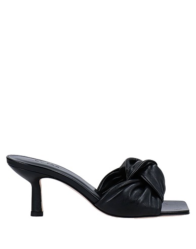 BY FAR Sandalen Schwarz Lammleder