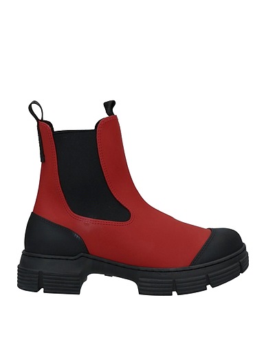 GANNI Ankle boot Rust Other Fibres