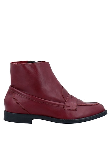 CARLO PAZOLINI Ankle boot Burgundy Leather