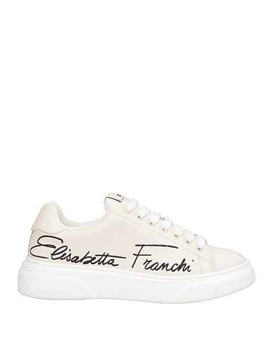 ELISABETTA FRANCHI Sneakers Avorio Pelle