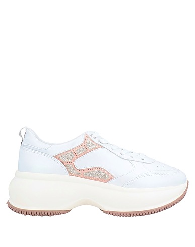 HOGAN Sneakers Light grey Soft Leather