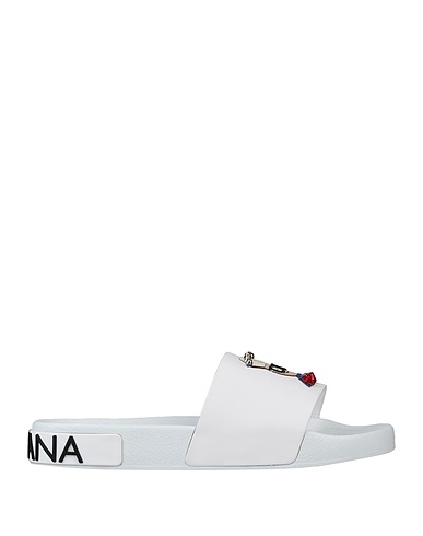DOLCE&GABBANA Sandals White 100% Calfskin