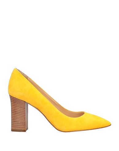 POLLINI Pumps Gelb Leder