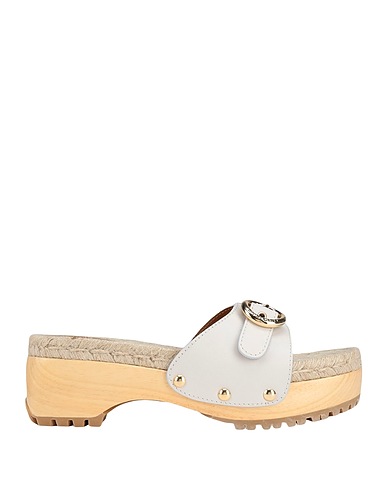 SEE BY CHLOÉ Mule e zoccoli Avorio 100% Pelle di vitello, Legno