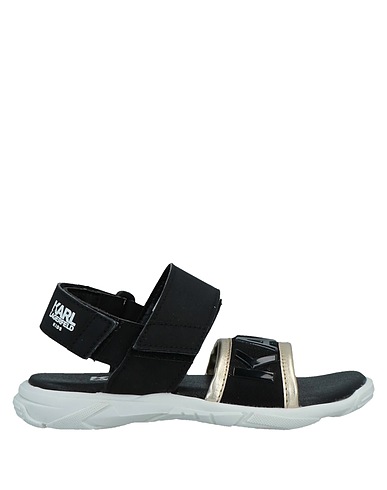 KARL LAGERFELD Sandali Nero Fibre tessili
