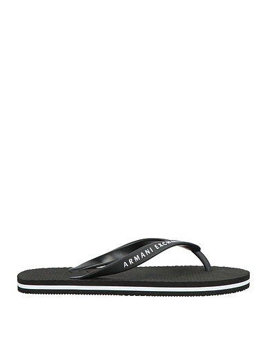 ARMANI EXCHANGE Infradito Nero PVC - Polivinilcloruro, EVA (Etilene - Vinil - Acetato)