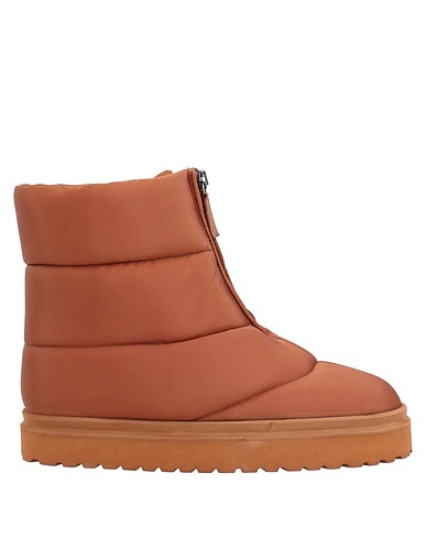 GIA COUTURE Ankle boot Camel Textile fibres